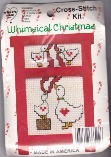 New Berlin Co. Counted Cross Stitch Ornament Kit 033522 Decorating Ducks