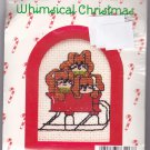 New Berlin Co. Counted Cross Stitch Ornament Kit 033413 Sleigh Ride Bunnies