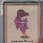 Creative Stitchery Crewel Embroidery Kit Moppets Security Blanket 786G