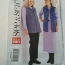 Butterick See & Sew 3942 Easy Vest Top Skirt Pants Pattern 14 16 18 uncut