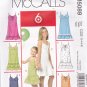 McCall's M5089 Uncut 3 4 5 6 Girls Toddlers Sundress Dress Ruffle Raised Waist
