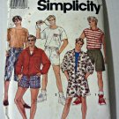 Simplicity 7731 Uncut Men's Shorts Shirt Jacket L XL 42 44 46 48
