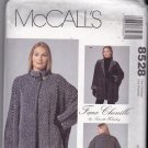 McCall's 8528 Uncut 6 8 10 12 14 16 18 20 22 24 Plus Uncut Faux Chenille Craft Jacket