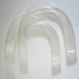 Clear Acrylic Plastic Purse Handles 5.75 x 5.75 inches U shape