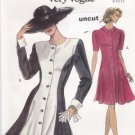 Vogue 8157 Pattern 8 10 12 Very Easy Fitted and Flared Dress Uncut