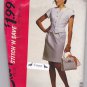 Stitch N Save 5914 Uncut 10 12 14 16 Two Piece Dress Top Straight Skirt