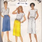 McCall's 2329 Uncut 12 Softly Gathered Skirts Pockets Side or Front Buttons