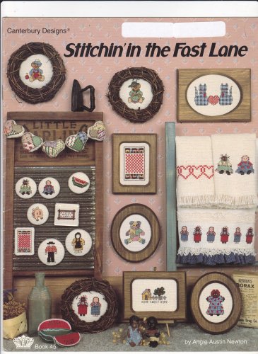 Stitchin' in the Fast Lane Cross Stitch Chart Booklet Canterbury Designs