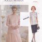 Vogue Woman 8635 Pattern 8 10 12 Lined Top, Fitted Tapered or Flared Skirt Uncut