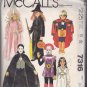 McCall 7316 Pattern Uncut XS 2 4 Halloween Costume Jumpsuit Cape Hood Wings Etc