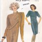 Vogue 7883 Pattern 8 10 12 Very Easy Dress Front Overlay Shoulder Pads Uncut