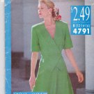 See & Sew 4791 Pattern Blouse Top Flared Skirt Two-Piece Dress B 12 14 16 Uncut