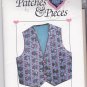 Patches and Pieces Triple Weave Vest Pattern Uncut Crafty Woven Wearable Art