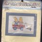 Wagon Buddies Bunnies Duck or Chicken Counted Cross Stitch Kit with Frame