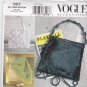 Vogue 627 Pattern Uncut Lined Beaded Evening Bags Purses
