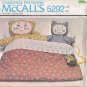McCall's 5292 Pattern Uncut Mother and Baby Cat Kitten Mouse Bed Doll Plushie Toy