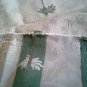 Palm Trees Twill Brocade Decor Fabric Remnant  1/2 yard Tan Beige Olive