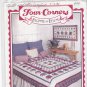 Four Corners Frame of Flowers 9527 Patchwork Pattern Quilt or Wallhanging