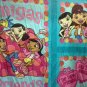 2 Fabric Panels 3 sections each Maya & Miguel Amigas Friends for Pillows, Crafts