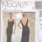 McCall 9002 Pattern Uncut FF 4 6 8 Evening Gown Backless Fishtail Godet