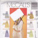 McCall's 9285 Pattern Uncut FF 7 8 10 Girls Sleeveless Empire Waist Dress Jacket