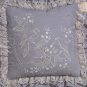 Janlynn Charmin 04-449 Candlewicking Embroidery Pillow Kit Blue Birds