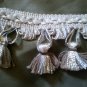 Beige Ivory Tassel Fringe Gimp Trim 1.33 yards for Jewelry or Crafts