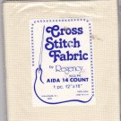 Regency Aida Cloth 12x18 inches 14 Count Cotton Ecru for Cross Stitch