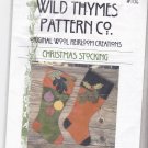 Wild Thymes Sewing Pattern 106 Christmas Stocking