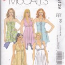 McCall's M 5139 Pattern Uncut 12 14 16 18 Boho Long Halter Tops Easy to Sew