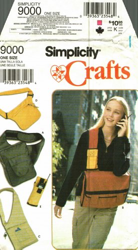 Simplicity 9000 Pattern Uncut Messenger Bag Fanny Pack Huge Phone Case LOL