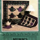 Mumm's the Word Tea Party Teapot and Teacup Mini Quilt Pattern to Sew