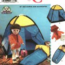 Simplicity 5679 Pattern Uncut FF Camping Clothes Accessories Tent for 18 inch doll