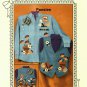 Ozark Crafts 835 Doily Wear Pansies Pattern uncut to decorated purchased shirt or vest