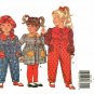 Butterick 3047 Pattern uncut Toddlers Girls 1 2 3 Dress Jumpsuit Hat Leggings