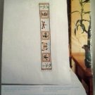 Janlynn Cross Stitch Stamped Pillow Case Pair #021-0958 Peace Harmony Simplicity