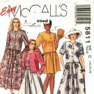 McCall's 5811 size 10 12 14 Culottes Top may be missing pieces, 50 cents plus shipping