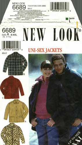 Simplicity New Look 6689 Pattern size Small Jacket Cut may be missing pieces