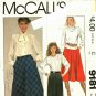 McCall's 9181 size 14 Skirts Palmer and Pletsch may be missing pieces, 50 cents plus shipping