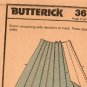 Butterick 3672 Pattern 14 A Line Pleated Skirt with Allaround Sections Cut Complete