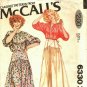 McCall's 6330 Pattern uncut 6 Boho Peasant Blouse and Wrap Skirt Vintage 1970s
