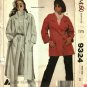 McCall's 9324 Pattern uncut 10 Coat Jacket Pants Liz Claiborne vintage 1980s