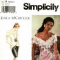 Simplicity 0615 Pattern uncut 10 12 14 Two Piece Dress Off Shoulder Top Skirt Jessica McClintock