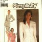 Simplicity 8433 Pattern uncut 14 Funnel Neck Lined Jacket Skirt