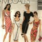 McCall's 6602 Pattern uncut 4 6 8 Semi Fitted Dress with Front Overlay Faux Wrap