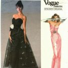Vogue 1853 Pattern Uncut Size 10 Bust 32.5 Formal Dress Flared Overskirt Bellville Sassoon Designer