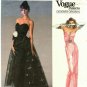 Vogue 1853 Pattern Uncut Size 10 Bust 32.5 Formal Dress Flared Overskirt Bellville Sassoon Designer
