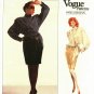 Vogue 2151 Pattern Uncut Size 16 Long Sleeve Wrap Top Tapered Lined Skirt Emanuel Ungaro