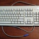 Used IBM KB 9910 PS/2 Computer Keyboard Tested Damaged Wire Missing Leg