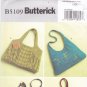 Butterick B5109 Pattern Uncut Large Purses Bags Handbags